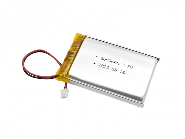 3.7V聚合物鋰電池 | 103450 2000mAh 3.7V 端子1.5-2P