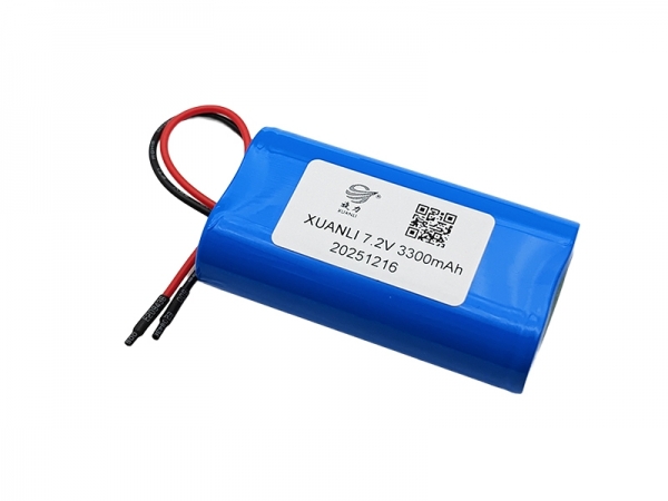 7.2V 3300mAh 圓柱鋰電池 | 18650 鋰電池